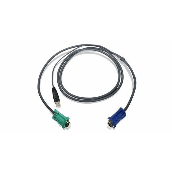 IOGEAR USB KVM Bonded Cable 6-Feet with USB and VGA Connections, G2L5202UTAA