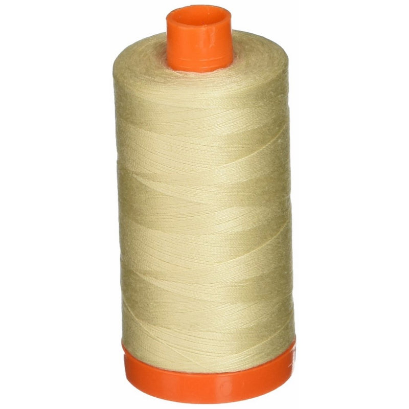 Aurifil A1050-2310 Mako Cotton Thread Solid 50WT 1422Yds Light Beige