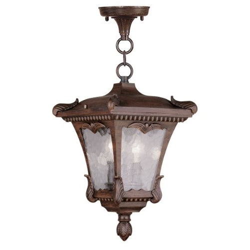 Livex Lighting 7985-58 Millstone 2 Light Outdoor Chain Hang, Imperial Bronze