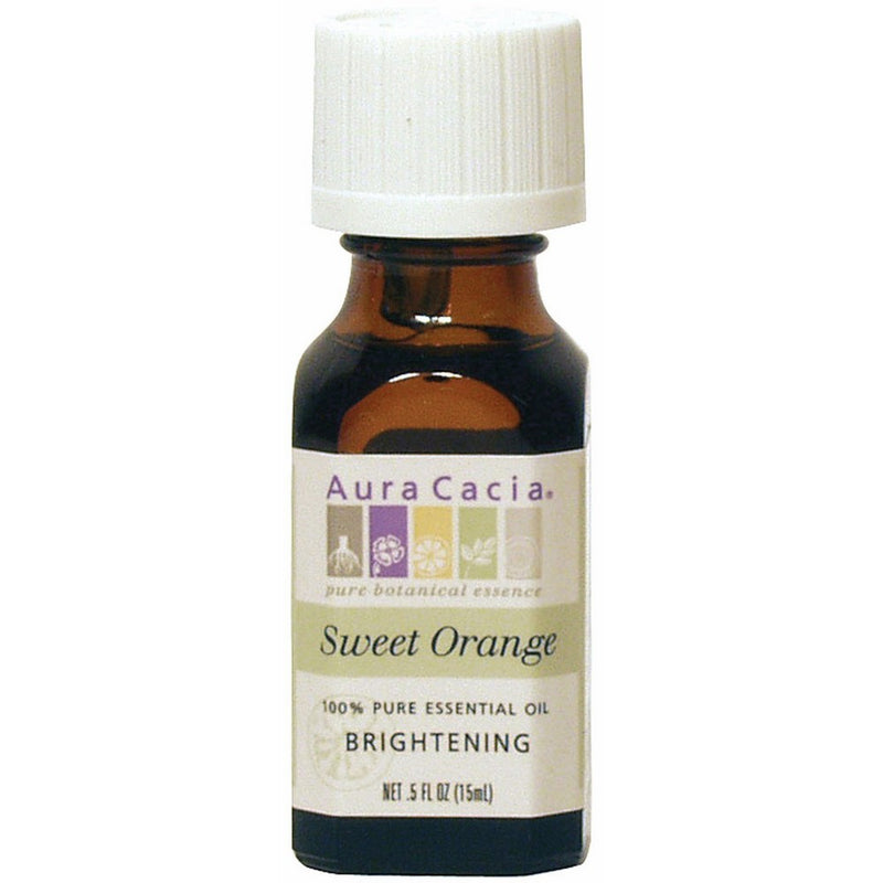 Aura Cacia Essential Oils - Sweet Orange - 0.5 oz (15 ml)