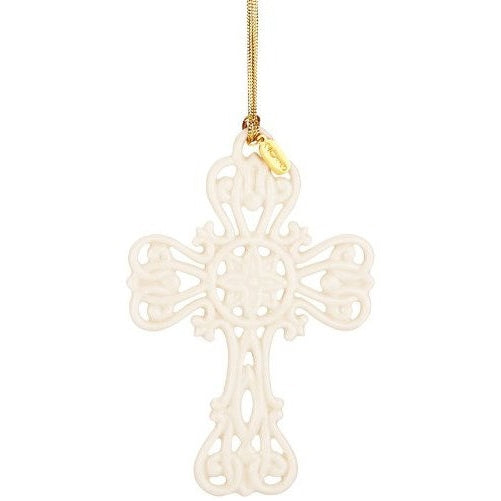 Lenox 2013 Snow Fantasies Cross Ornament