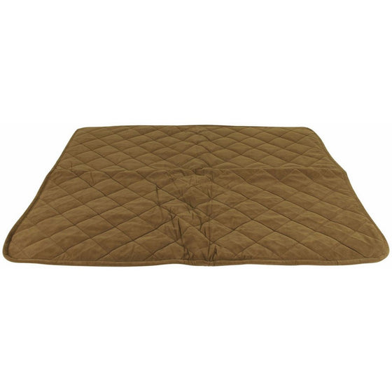 CPC Reversible Sherpa/Quilted Microfiber Throw for Pets, 50-Inch, Chocolate