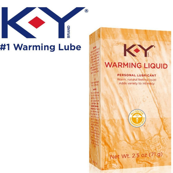 K-Y Warming Liquid Lubricant, 2.5 oz