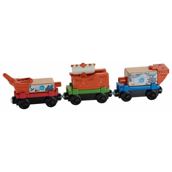 Thomas & Friends Fisher-Price Wooden Railway, Pirate Ship Delivery Train Set