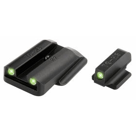 TRUGLO Tritium Night Sight Set White/Green Front & Rear for Ruger LC9, LC9S, LC380 - TG231R2