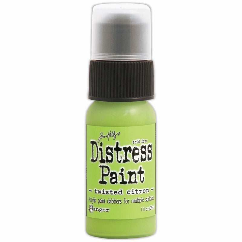 Ranger TDD-43652 Tim Holtz May Distress Paint Bottle, 1 oz, Twisted Citron
