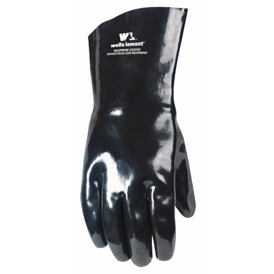Wells Lamont Work Gloves, Neoprene Coated, One Size, Black (192)
