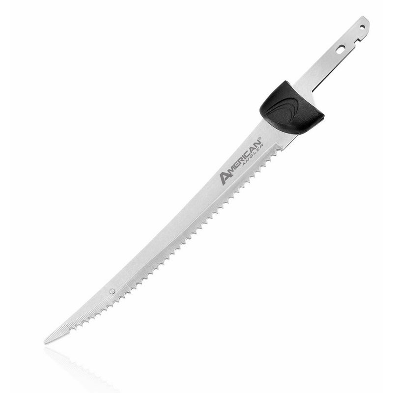 American Angler 8-Inch Curved Electric Fillet Knife Replacement Blade – Freshwater Grade Stainless Steel, 31010DS