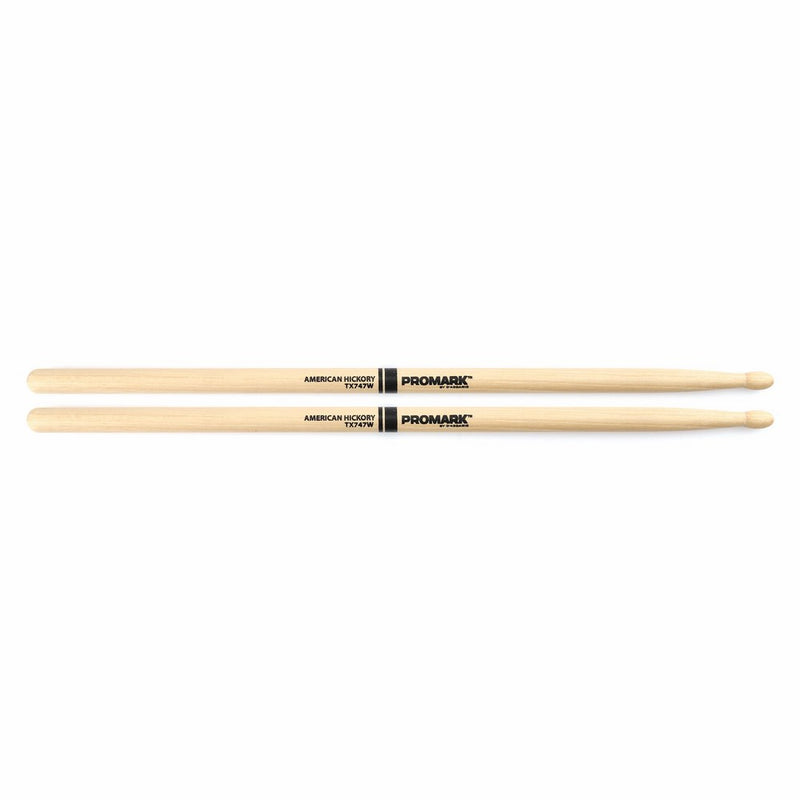 Promark TX747W American Hickory Wood Tip, Single Pair