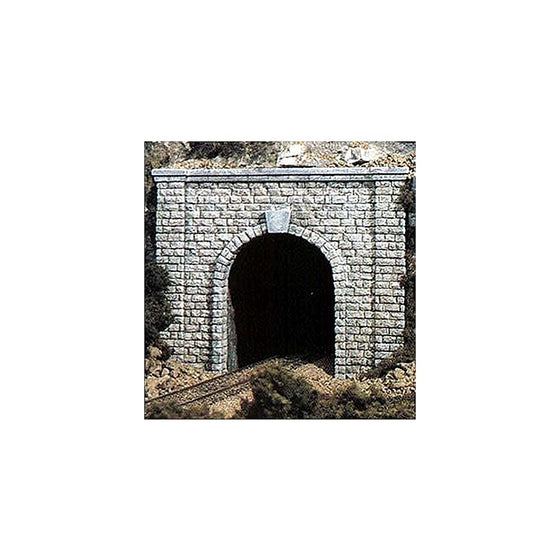 HO Single Tunnel Portal, Cut Stone