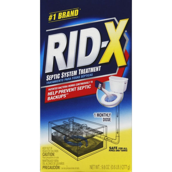 RID-X Septic Treatment, 1 Month Supply Of Powder, 9.8 oz