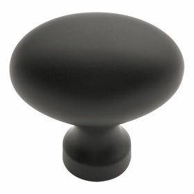Hickory Hardware P9176-10B 1-3/8-Inch Solid Brass Ovals Knob, Oil-Rubbed Bronze