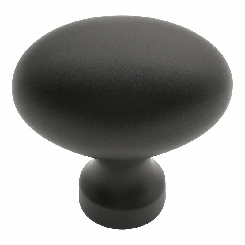 Hickory Hardware P9176-10B 1-3/8-Inch Solid Brass Ovals Knob, Oil-Rubbed Bronze