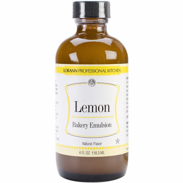 Bakery Emulsions Natural & Artificial Flavor 4oz, Lemon