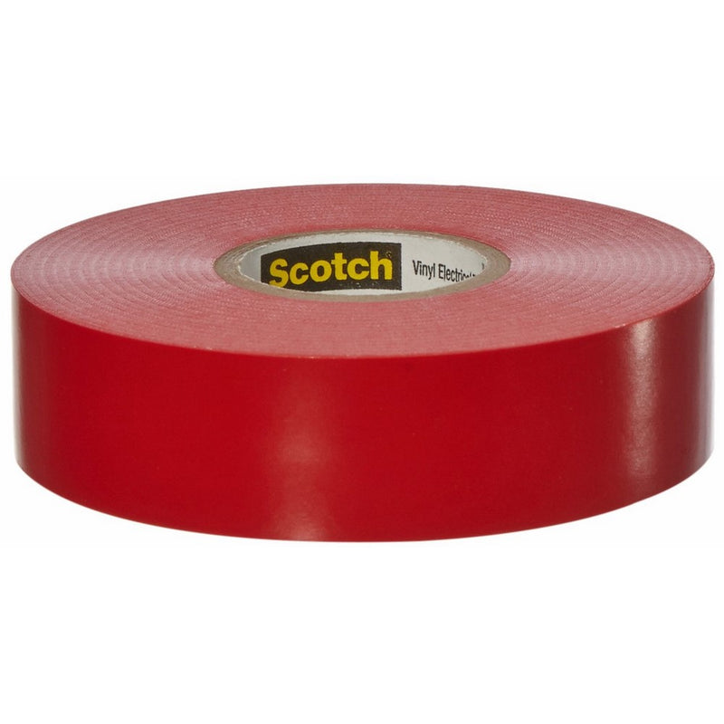 3M 35 Color Coding Vinyl Electrical Tape: 3/4 in. x 66 ft. (Red)