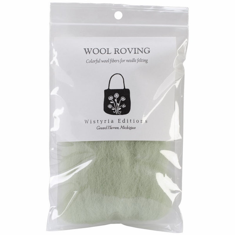 Wool Roving 12" .22 Ounce-Mint