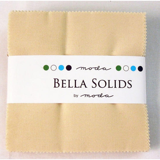 Bella Solids Natural Charm Pack 42 5-inch Squares Moda Fabrics 9900PP 12