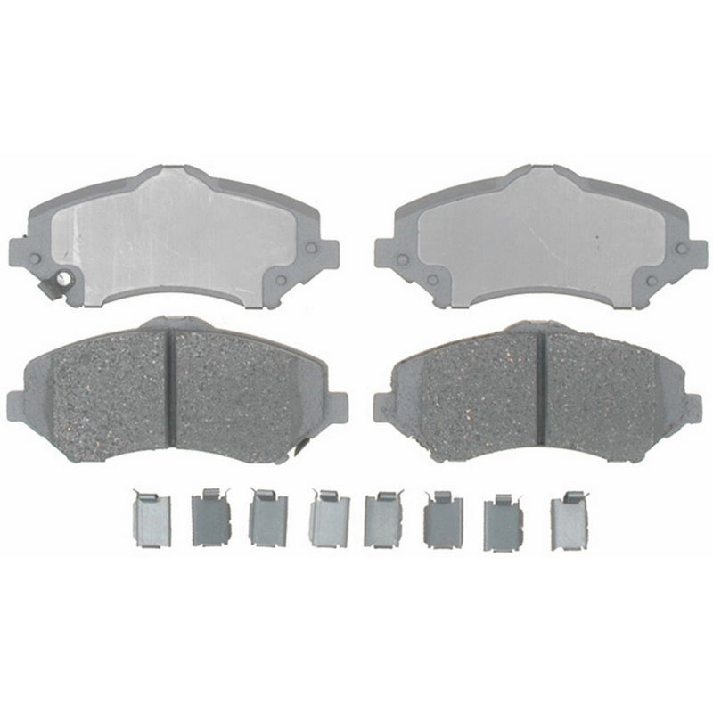 ACDelco 14D1273CH Advantage Ceramic Front Disc Brake Pad Set with Hardware