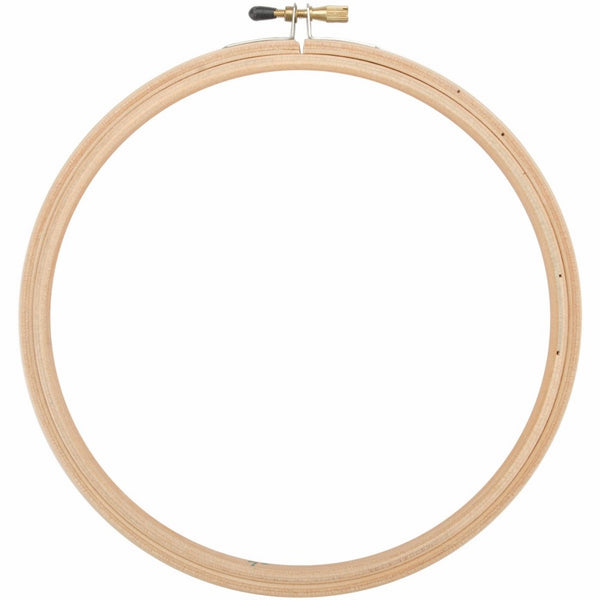 Edmunds Wood Embroidery Hoop with Round Edges, 8-Inch