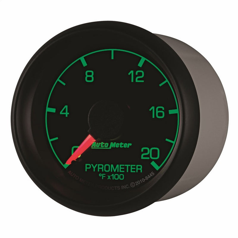 Auto Meter 8445 Factory Match 2-1/16" 0-2000 Degree Fahrenheit Pyrometer Kit Gauge for Ford Racing
