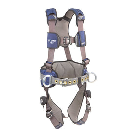 3M DBI-SALA ExoFit NEX Construction Harness, Alum Back/Side D-Rings, Locking Quick Connect Buckles, Large, 1113127