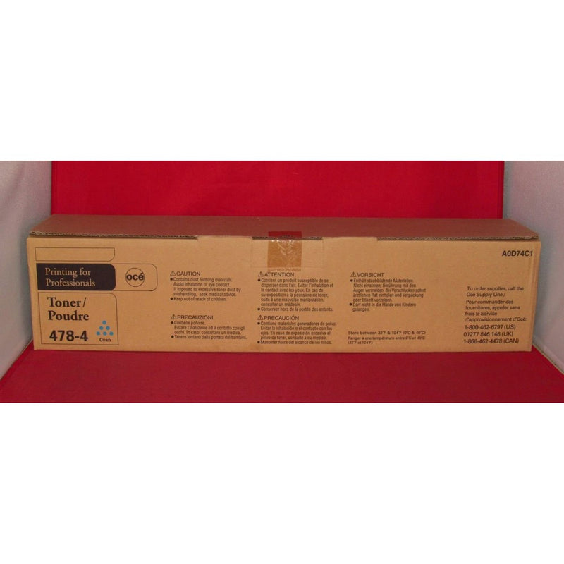 Genuine OCE 478-4 CYAN TONER FOR CM3522 , 4784