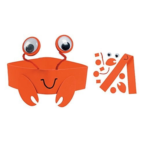 Crab Headband Craft Kit - Crafts for Kids & Hats & Masks