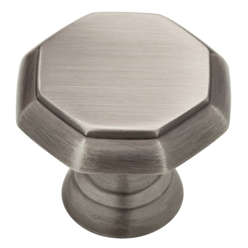 Liberty PN0292-904-CP Athens 1-1/8 in. Octagon Kitchen Cabinet Hardware Drawer Knob,Heirloom Silver