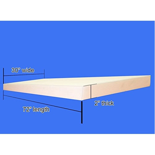 Foam Sheet 2" x 30" x 72" (High Density Firm)