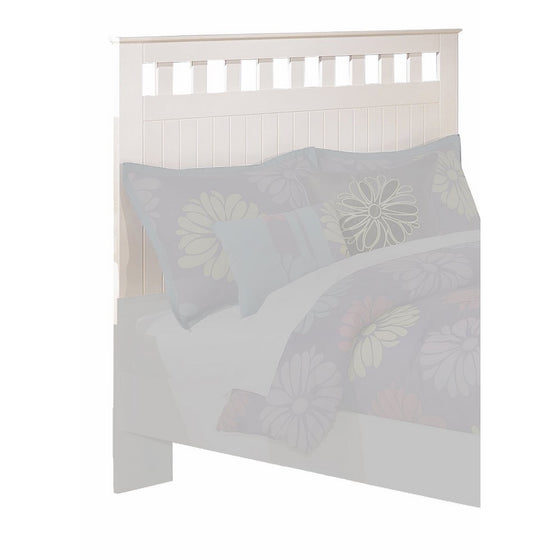 Ashley Furniture Signature Design - Lulu Panel Headboard -Twin Size - Component Piece - Includes Headboard Only - White