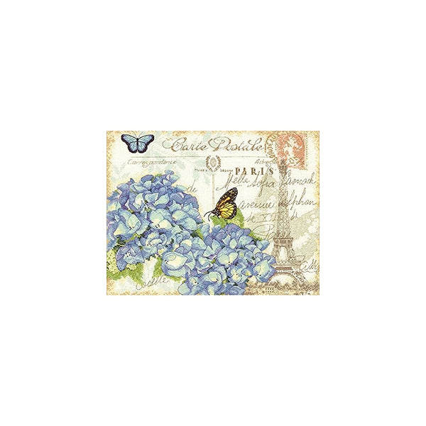 Dimensions Crafts Counted Cross Stitch Kit, Paris Hydrangea