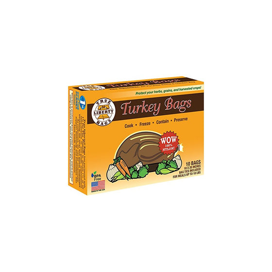 True Liberty Bags Turkey 10 Pack - All Purpose Home and Garden Bags