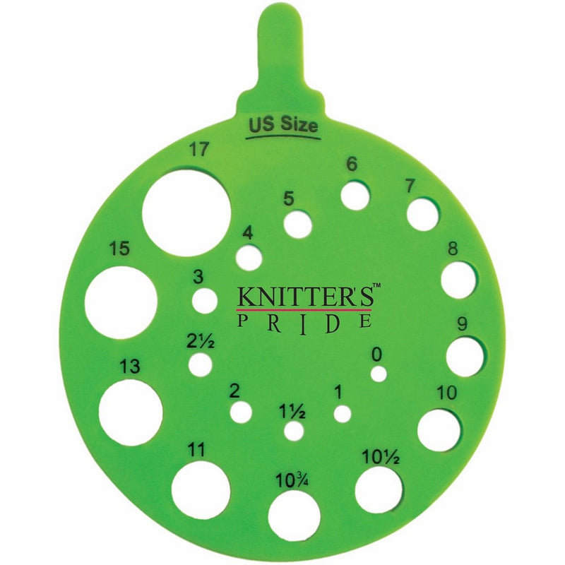 Knitter's Pride Round Needle Gauge, Envy
