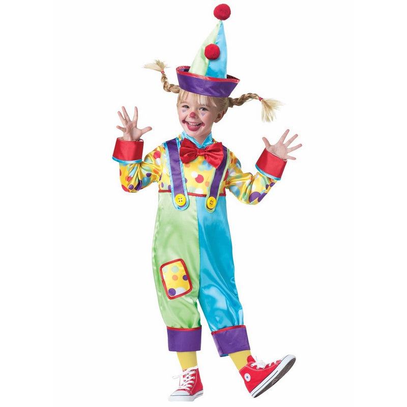 InCharacter Baby's Clown Costume, Multi, 3T