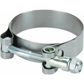 DEI 010214 Stainless Steel Wide Band T-Bar Exhaust Clamp, 2.25" - 2.56"