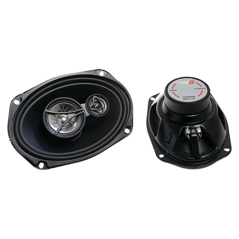 CERWIN VEGA XED693 6 x 9 Inches 350 Watts Max 3-Way Coaxial Speaker Set