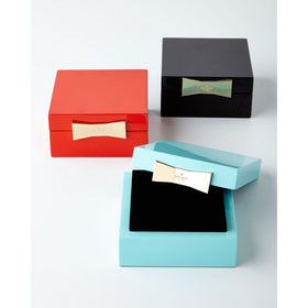 kate spade new york Garden Drive Square Jewelry Box, Turquoise