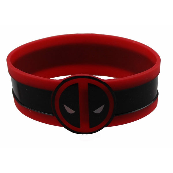 Marvel Comics Extreme Deadpool Face Rubber Wristband