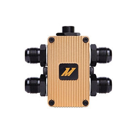 Mishimoto (MMOP-EXTFC) Black/Gold In-Line Oil Thermostat