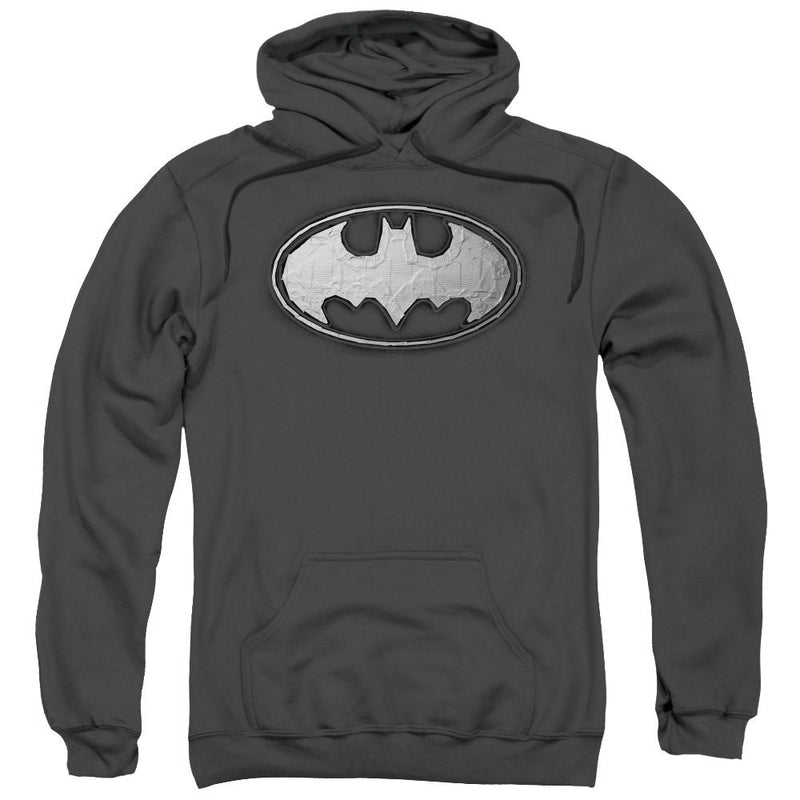 Batman DC Comics Duct Tape Logo Adult Pull-Over Hoodie