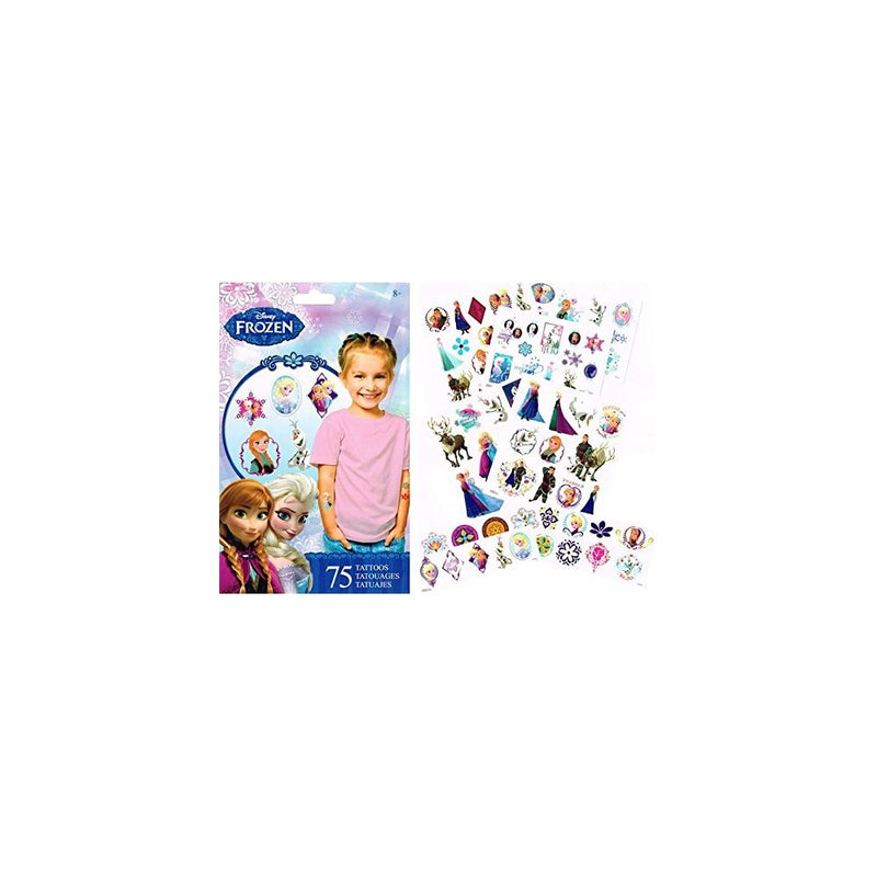 Frozen Trends International Disney Standard Tattoo 75 Count Bag