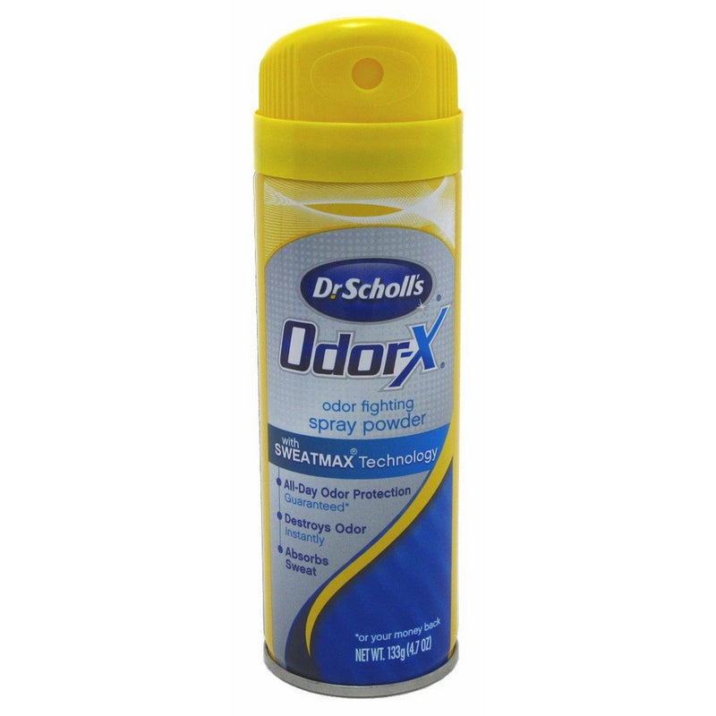 Dr. Scholls Odor X With Sweatmax Spray Powder 4.7 Ounce (139ml) (2 Pack)