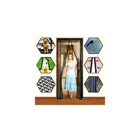 Mosquito Door Net Mesh Screen Bug Fly Pet Patio Hands Free Magnetic Magic Closer