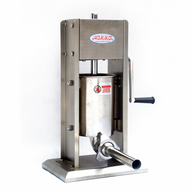 Hakka 7 Lb/3 L Sausage Stuffer 2 Speed Stainless Steel Vertical 5-7 Lb Sausage Maker by HAKKA BROTHER