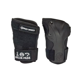 187 Derby Wrist Guards Black S