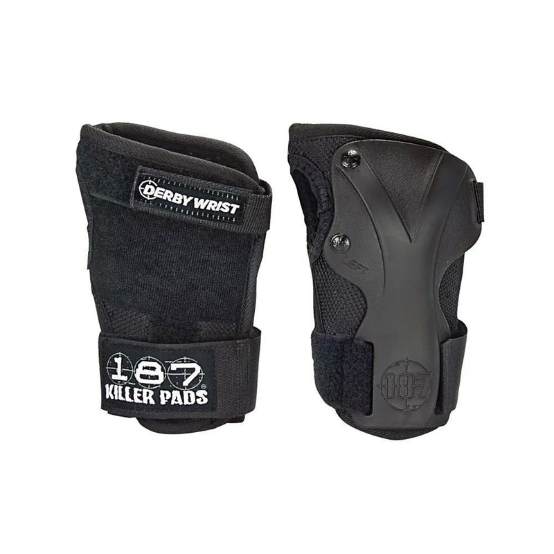 187 Derby Wrist Guards Black S