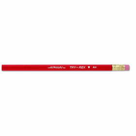 J.R. Moon Pencil JRMB21T Try Rex Pencil with Eraser, 0.94" Height, 2.36" Wide, 7.72" Length, Jumbo (12 Count)