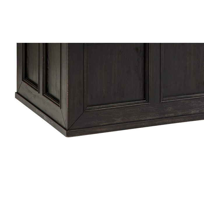 Wooden Lift Top Cocktail Table with Trunk Storage, Dark Brown