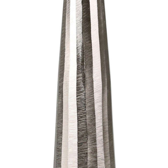 21 Inch Aluminum Pillar Type Candle Holder with Round Tray Top, Silver