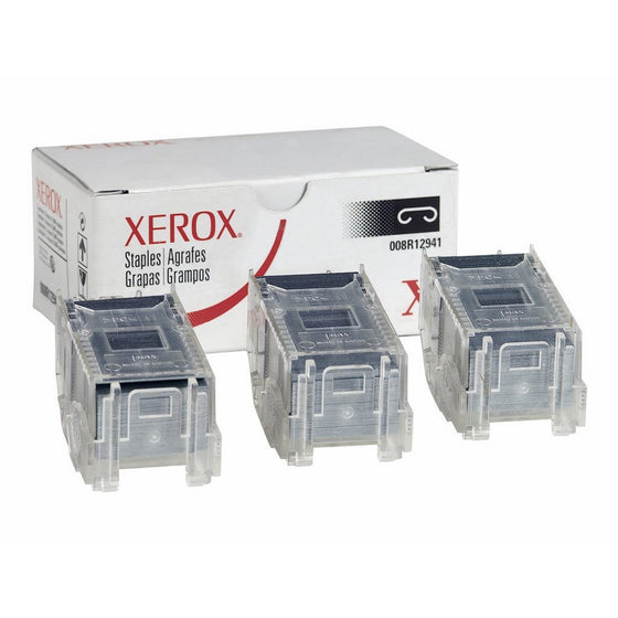 Genuine Xerox Stacker Staples Cartridges for the Phaser 7760 (3 Cartridges, 5,000 Staples Each), 008R12941